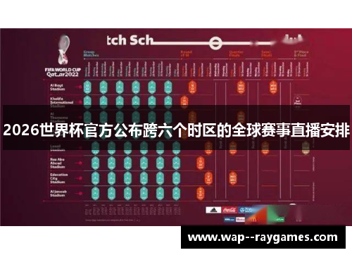 2026世界杯官方公布跨六个时区的全球赛事直播安排